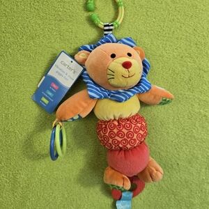 NWT NEWBORN BIRTH & UP Carter's VIBRATION & CHEW GIGGLE LION Activity Toy (Q5)